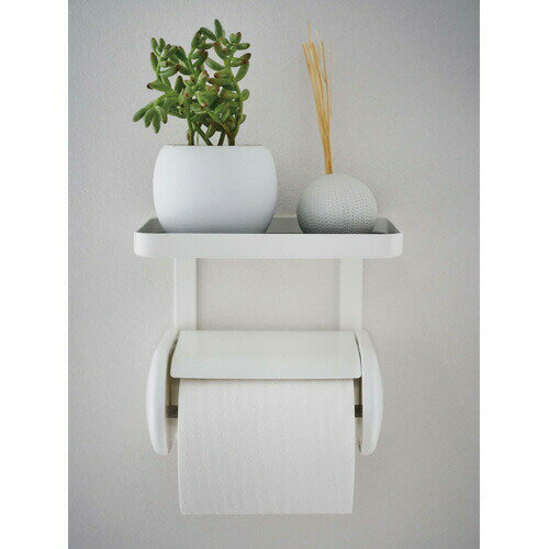 山崎実業 トイレットペーパーホルダー上ラック Plate 4435 - 3