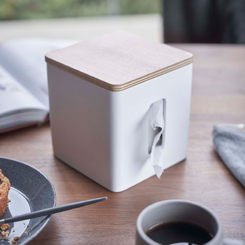 山崎実業 ティッシュ&トイレットペーパーケース リン RIN ナチュラル 5470☆★ [2]