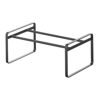 山崎実業 伸縮シューズラック フレーム frame ブラック 7210
