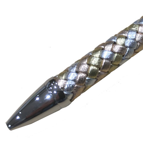 タッチア TECH-WEAVE テック・ウィーブ Collection ボールペン シルバーリーブス TTW-75BP-SL