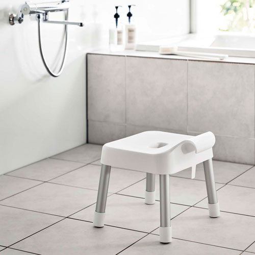 山崎実業 引っ掛け風呂イス ミスト MIST SH25 ホワイト 7305 引っ掛ける収納 浮かせる収納 カビ防止 いす 椅子 バスルーム お風呂 風呂椅子☆★