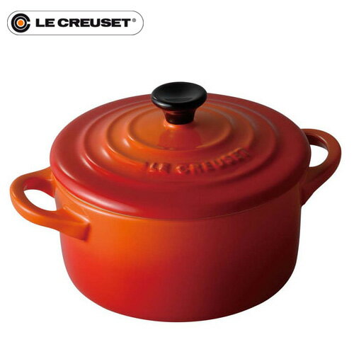 ル クルーゼ Le Creuset ミニ ココット オレンジ 910050-00 鍋 両手鍋 鋳物 ホーロー 直火