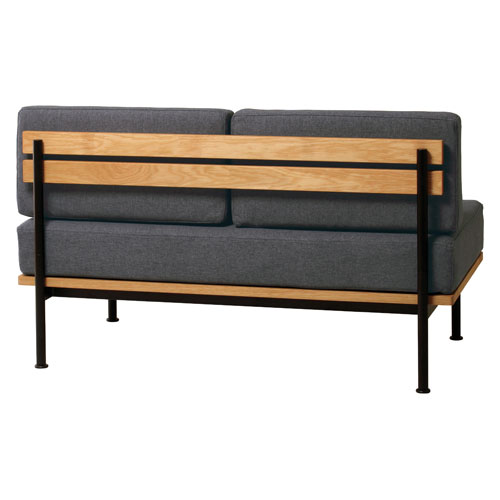 Glam グラム 2Pソファ チャコールグレー GLMLS001FCGR [2]