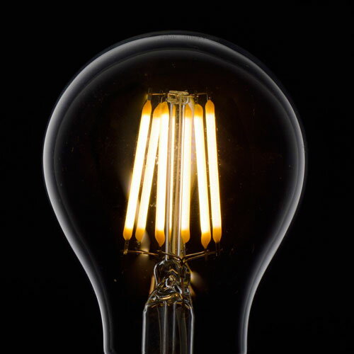 オーム電機 LEDフィラメント電球 一般電球形 口金E26 60W形相当 クリア 電球色 全...