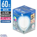 オーム電機 5年保証 LED電球 ボール電球形 E26 60形相当 昼光色 LDG8D-G AG6/RA93