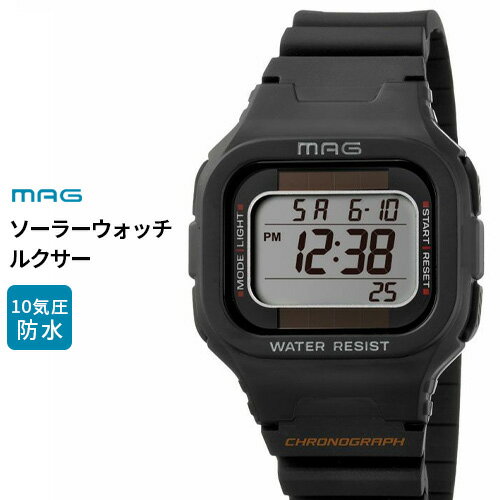 ノア精密 MAG マグ ソーラーウォッチ ルクサー ブラック MW-551 BK