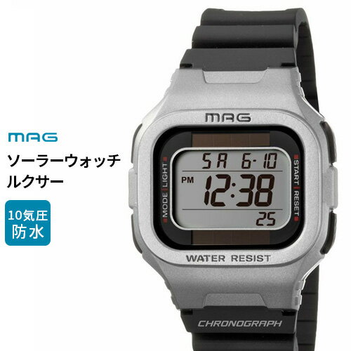 ノア精密 MAG マグ ソーラーウォッチ ルクサー シルバー MW-551 S