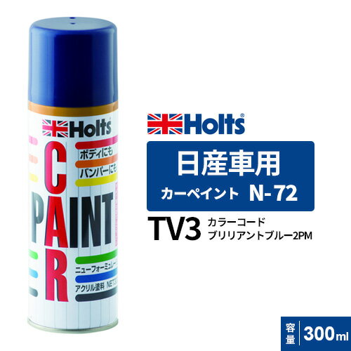 Holts ホルツ カーペイント N-72 日産車用 ブリリアントブルー2PM 300ml MH13072
