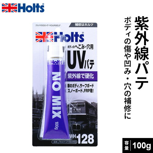 Holts ホルツ ノーミックス へこみ・穴用UVパテ 紫外線で硬化 100g MH128