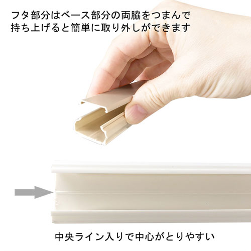 オーム電機 ABSモール 0号 1m ホワイト DZ-AM01-W