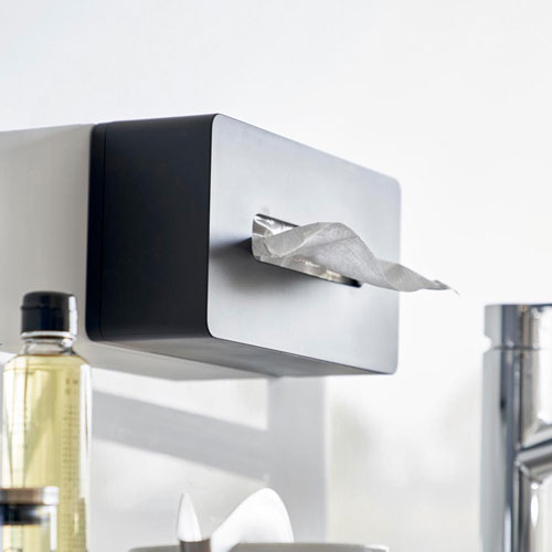 山崎実業 フィルムフックティッシュケース タワー tower レギュラーサイズ ブラック 5588 [2]