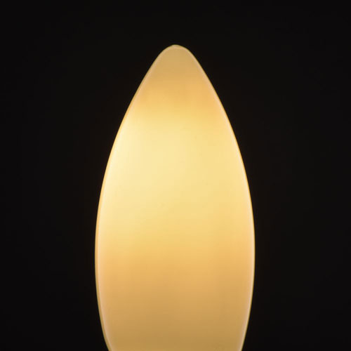 まとめ買い オーム電機 LEDフィラメント電球 シャンデリア形 口金E26 40W相当 ホワ...