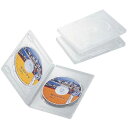 エレコム ELECOM DVDトールケース 2枚収納/3枚 クリア CCD-DVD04CR