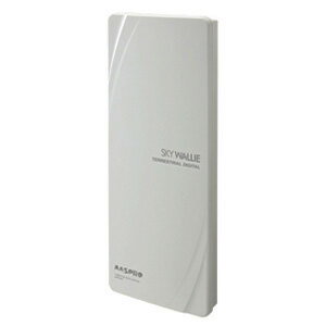 【送料無料】マスプロ電工26素子相当壁面取付用UHFアンテナSKYWALLIEスカイウォーリーブースター内蔵ウォームホワイトU2SWL26B