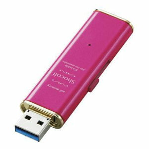 エレコム USBメモリ USB3.1（Gen1） スライド式 16GB Shocolf 1年保証 かわいい ラズベリーピンク MF-XWU316GPND