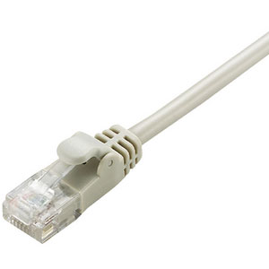 ポスト投函 エレコム ELECOM 2m CAT5E準拠 やわらかLANケーブル ライトグレー LD-CTY/LG2