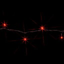 ジェフコム LEDルミネーション(連結タイプ) LEDストリング 2.5m 赤・赤 SJ-E05-25RR
