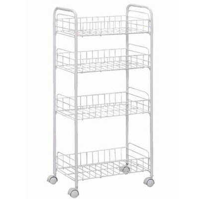 アイリスオーヤマ メッシュカート ホワイト DMC-4