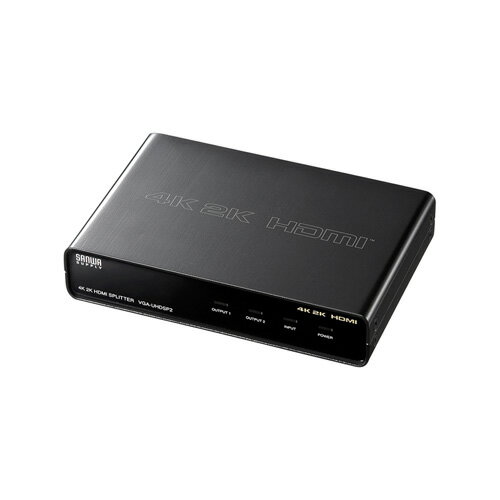 サンワサプライ 4K2K対応HDMI分配器 2分配 VGA-UHDSP2