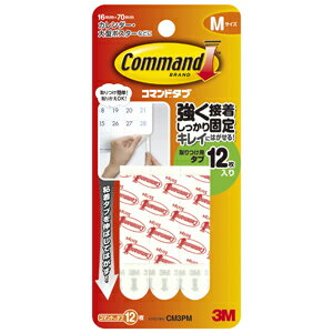 3M スリーエム コマンドタブ 12枚入 M CM3PM