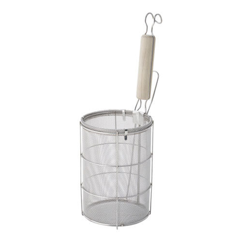 新越金網 TSステンレス 木柄スパゲティー揚 小