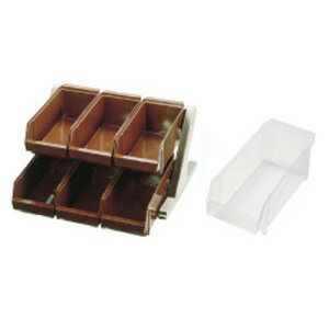 SA18-8 デラックス オーガナイザー 2段3列 6ヶ入 ホワイト