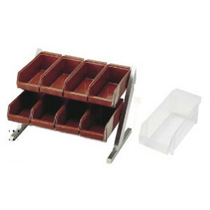 SA18-8 コンパクトオーガナイザー 2段4列 8ヶ入 ホワイト