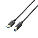 エレコム ELECOM USB3.0ケーブル(A-B) USB3-AB15BK(2)