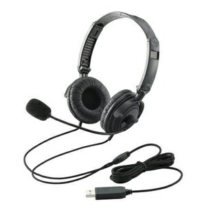 エレコム ELECOM USBヘッドセット 両耳オーバーヘッド ブラック HS-HP20UBK エレコム ELECOM USBヘッドセット 両耳オーバーヘッド ブラック HS-HP20UBK