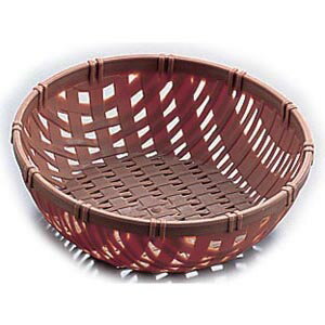 竹ざる風 プラザル 10個入 5886 130ブラウン