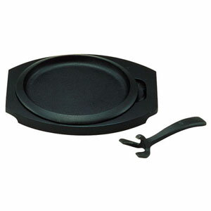 池永鉄工 IK ステーキ皿 デュエットII 黒