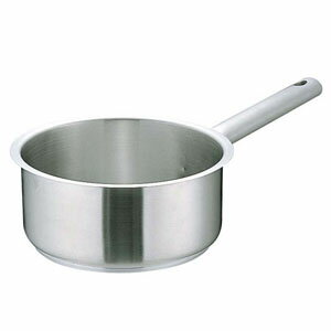 ムラノ インダクション18-8 片手浅型鍋 蓋無 16cm