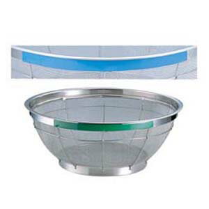 TKG NEWマンモス カラー 浅型ざる 35cm ブルー AZL4730