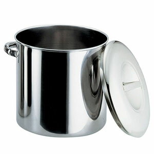 本間製作所 エコクリーン18-8 内蓋式キッチンポット 30cm 手付