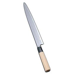 堺實光 紋鍛 刺身庖丁 片刃 30cm AZT1504