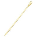 遠藤商事 18-8 オードブルピン 金メッキ 丸棒型 6本入 80mm ステンレス