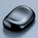 エムズジャパン 黒小判形 箸置 Y-306