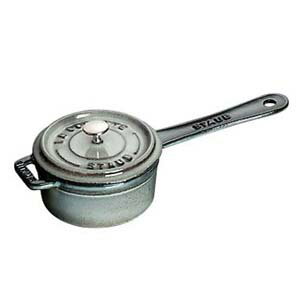 【送料無料】ストウブ staub スモール ソースパン 10cm グレー 40509-536 RST4903