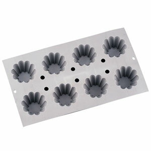 de BUYER デバイヤー エラストモール 1845-01 ミニ・ブリオッシュ8ヶ取