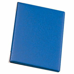 えいむ レザータッチメニューブック LB-401 大 ダークブルー