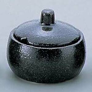 エムズジャパン 瀬戸黒 玉形 辛子入 ミニ Y-005