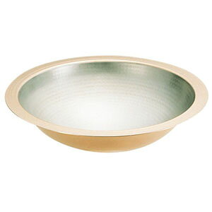 SA 銅 うどんすき鍋 槌目入 39cm