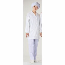 テクノファインコート 女子襟有り長袖白衣 NR-431 S