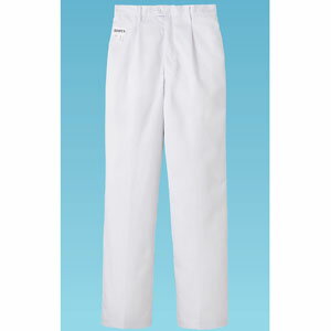 パンツ 後ゴム 男性用 ホワイト 白 3L FH-1110 サーヴォ サンペックスイスト 業務用 ユニフォーム スラックス ズボン 制服