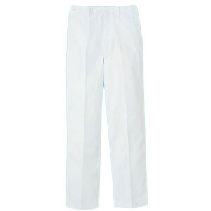 パンツ 男性用 ホワイト 白 115cm KC-431 サーヴォ サンペックスイスト 業務用 ユニフォーム スラックス ズボン 制服