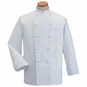 サマーコックコート 長袖 ホワイト 白 4L KD-418 サーヴォ サンペックスイスト 業務用 ユニフォーム 制服