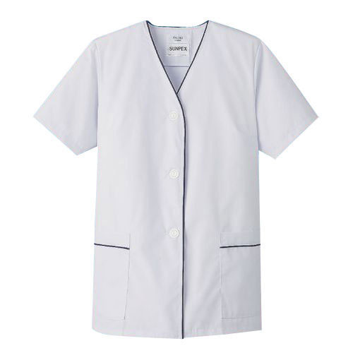 白衣・半袖 FA-382 ホワイト 3L