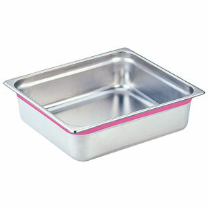 DO-EN 18-8 カラーラインGNパン 2/3 100mm ピンク