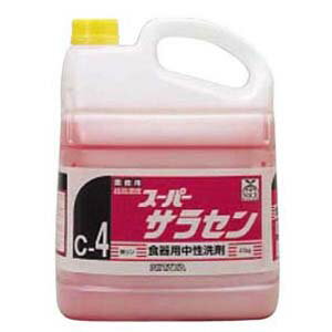 スーパーサラセン 4kg 弱酸性洗剤高濃度タイプ