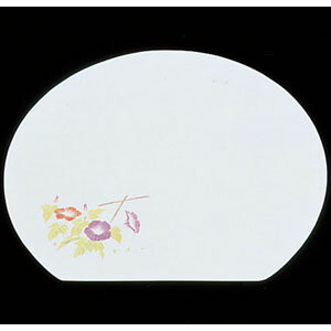 ヤマコー 尺3半月枯淡懐石まっと 100枚入 朝顔